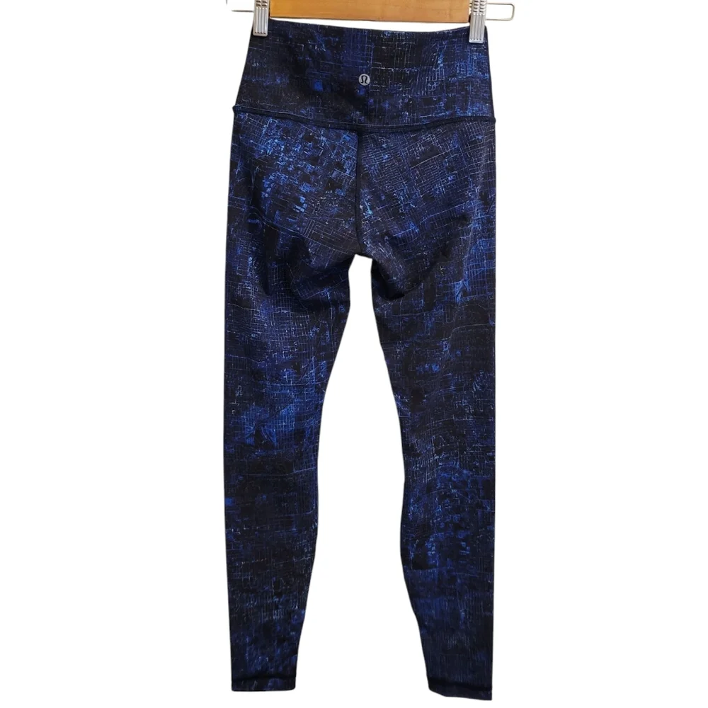 🆕️ Lululemon Wunder Under Hi-Rise Tight Leggings in City Lights Multi Black - Picture 8 of 10